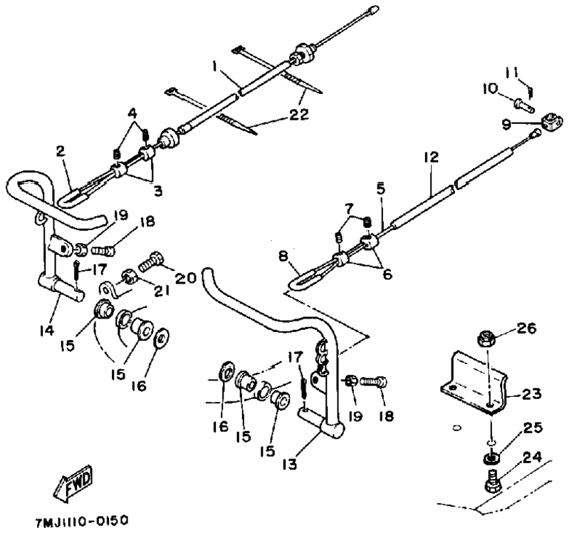 Wire Pedal Footrest