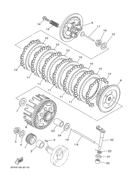 Clutch Yz85