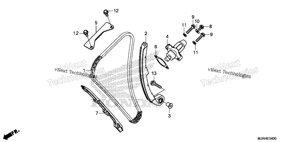 Cam Chain@Tensioner