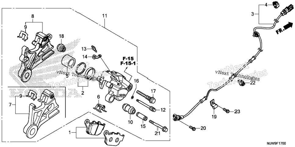 Rear Brake Caliper