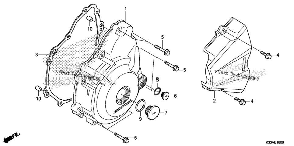 Left Crankcase Cover
