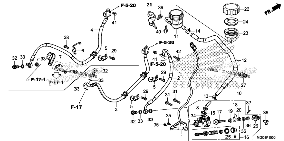 Rear Brake Master Cylinder