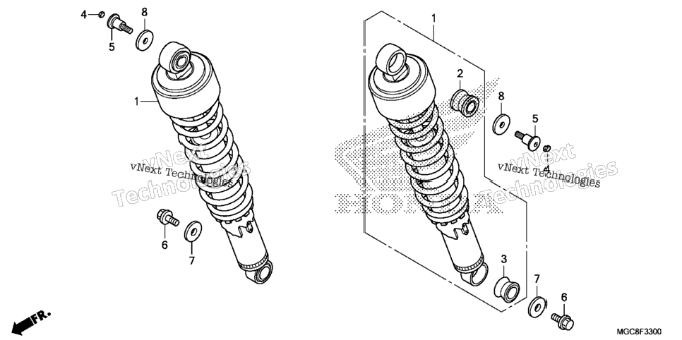 Rear Shock Absorber (1)