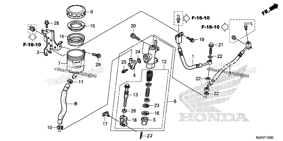 Rear Brake Master Cylinder