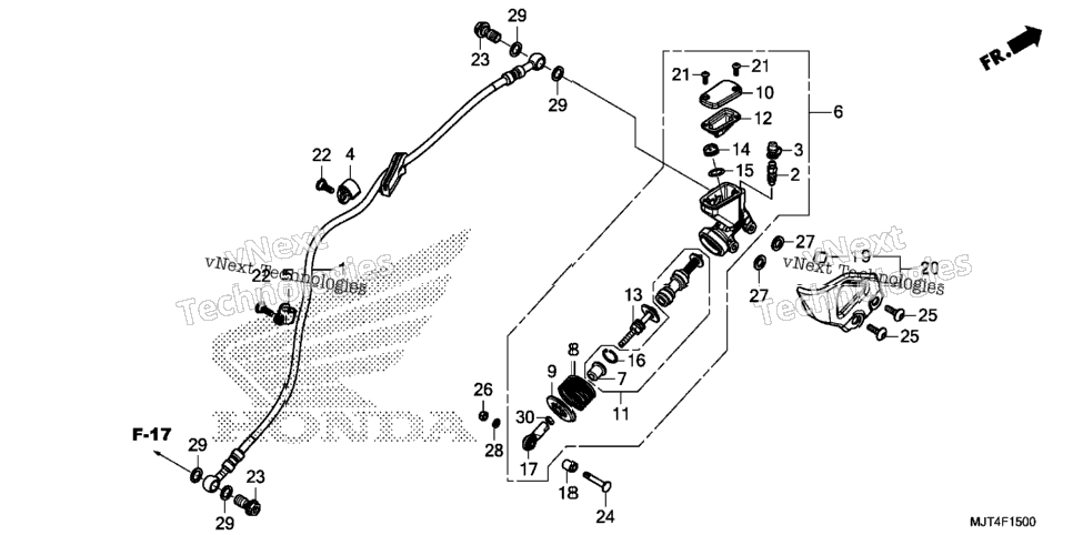 Rear Brake Master Cylinder