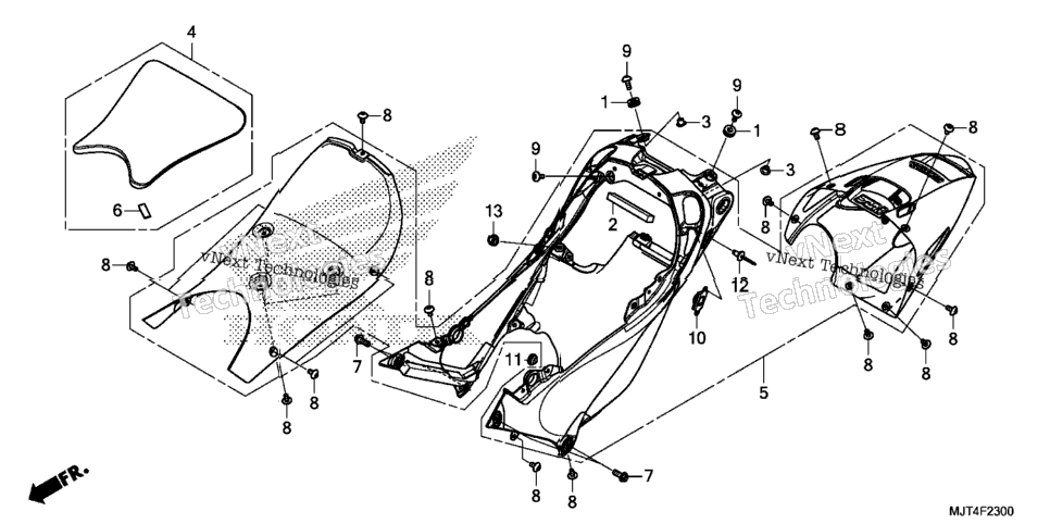 Seat + Seat Cowl