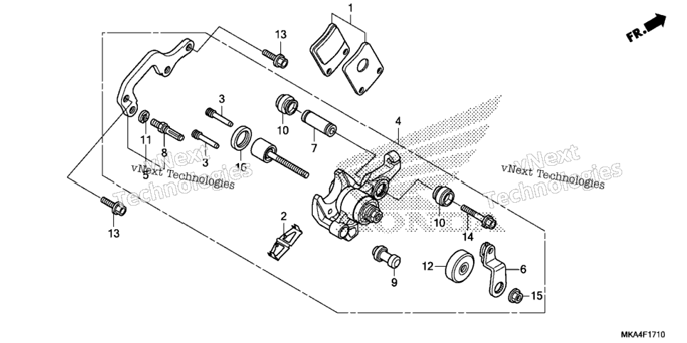 Parking Brake Caliper