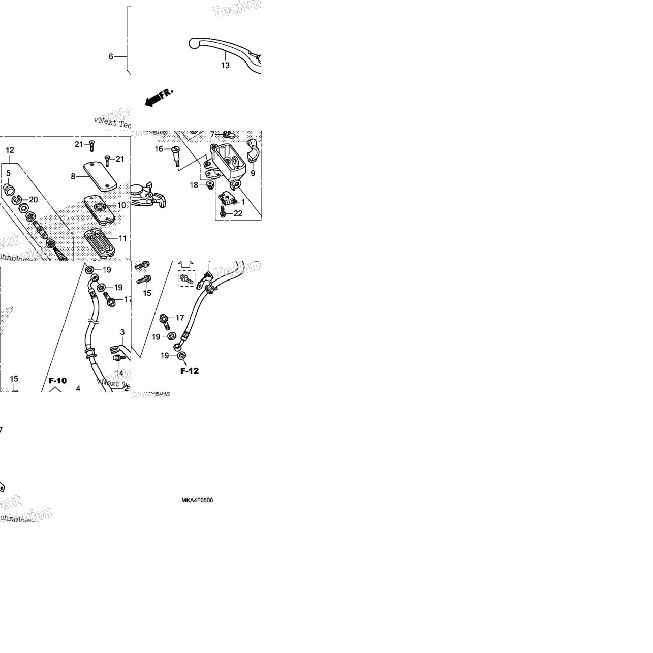 Front Brake Master Cylinder (1)