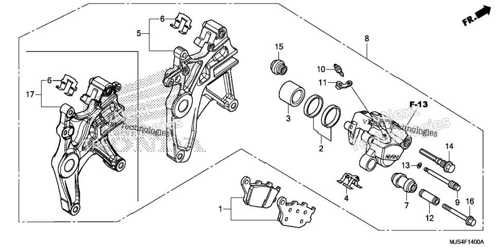 Rear Brake Caliper