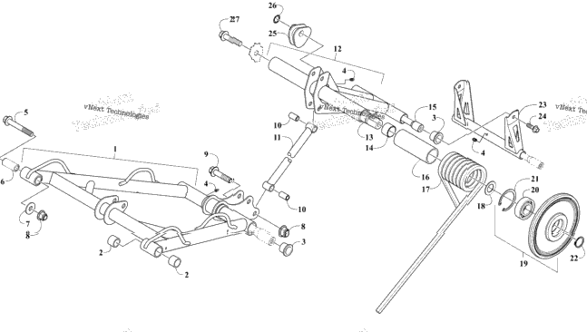 Rear Suspension Arm Assemblies