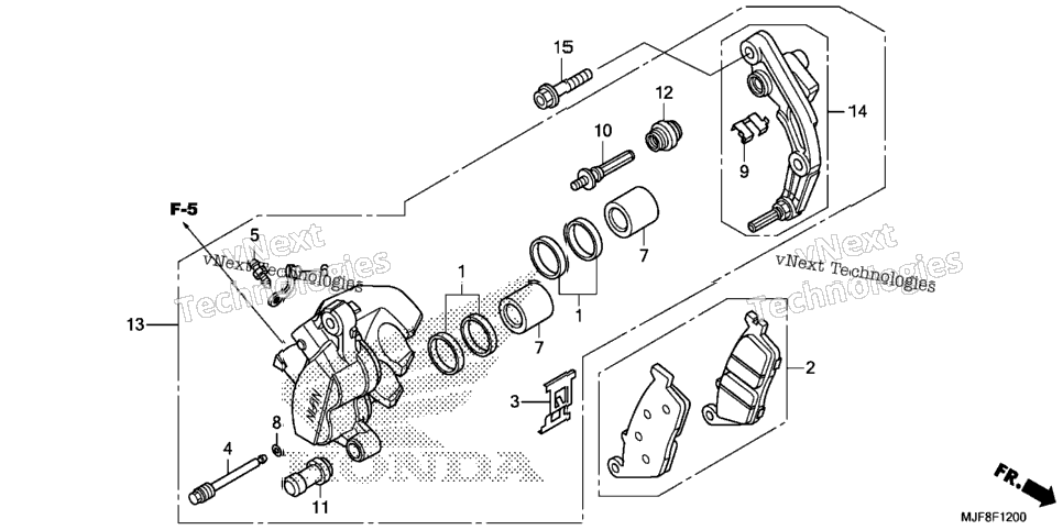 Front Brake Caliper (1)