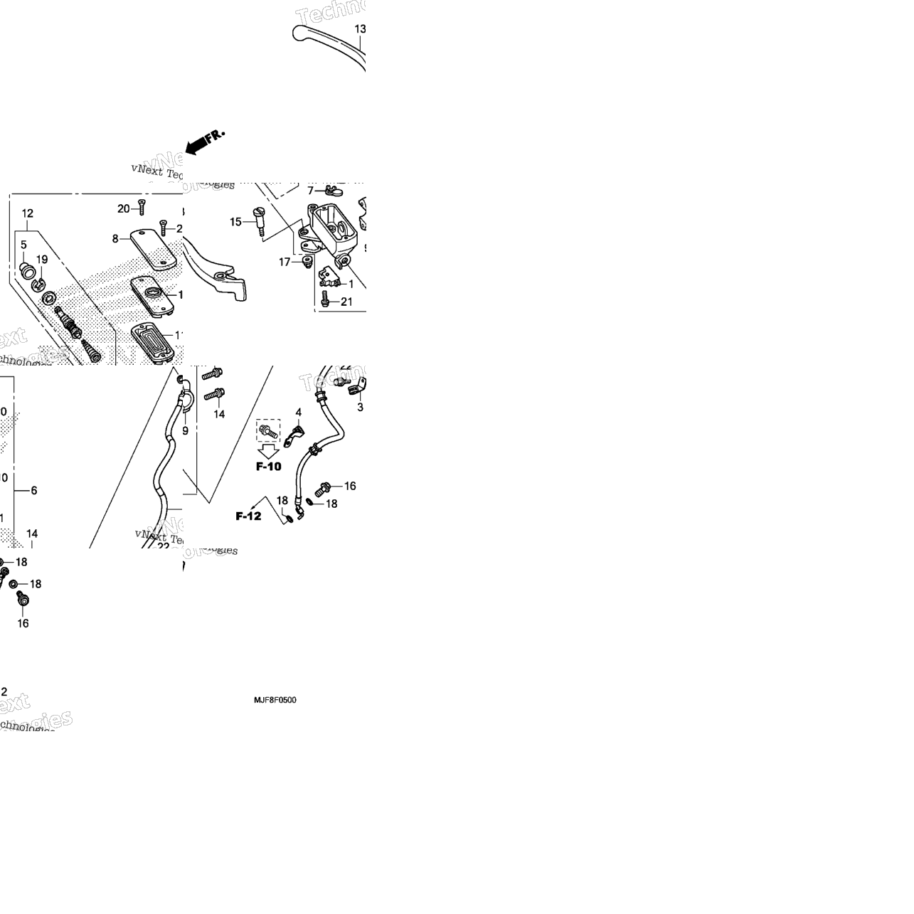 Front Brake Master Cylinder (1)