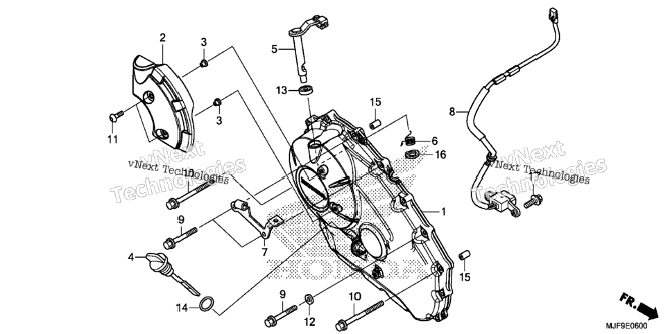 Right Crankcase Cover (1)