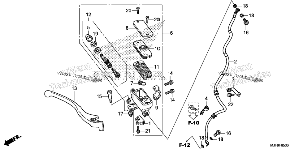 Front Brake Master Cylinder (1)