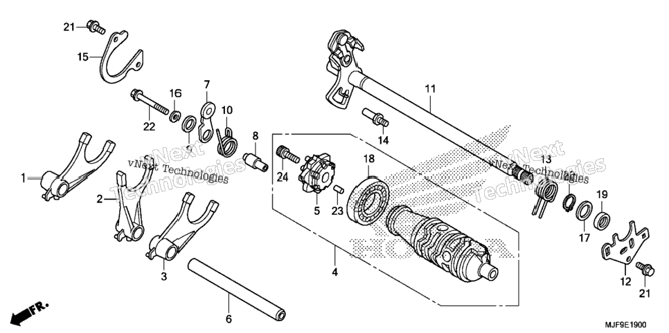 Gearshift Drum (1)