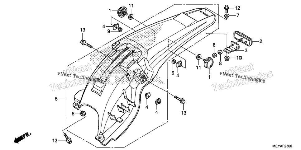 Rear Fender