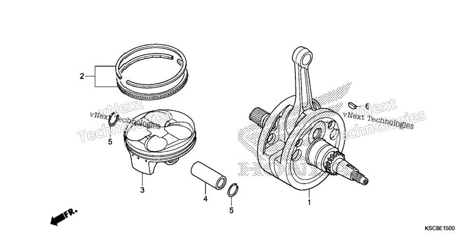 Crankshaft + Piston
