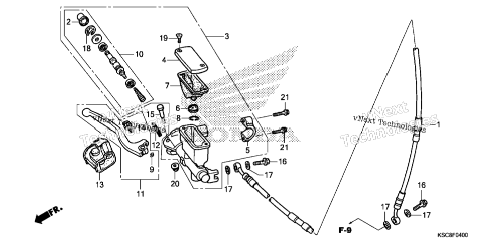 Front Brake Master Cylinder