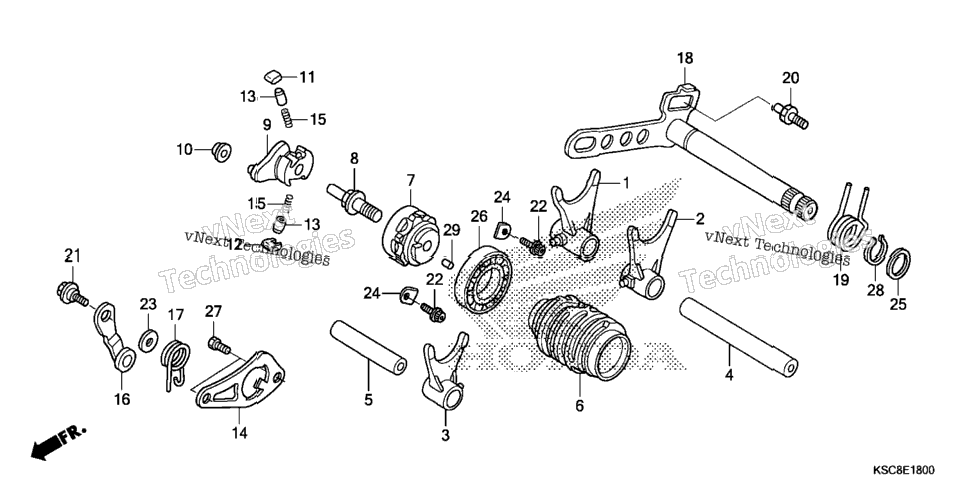 Gearshift Drum