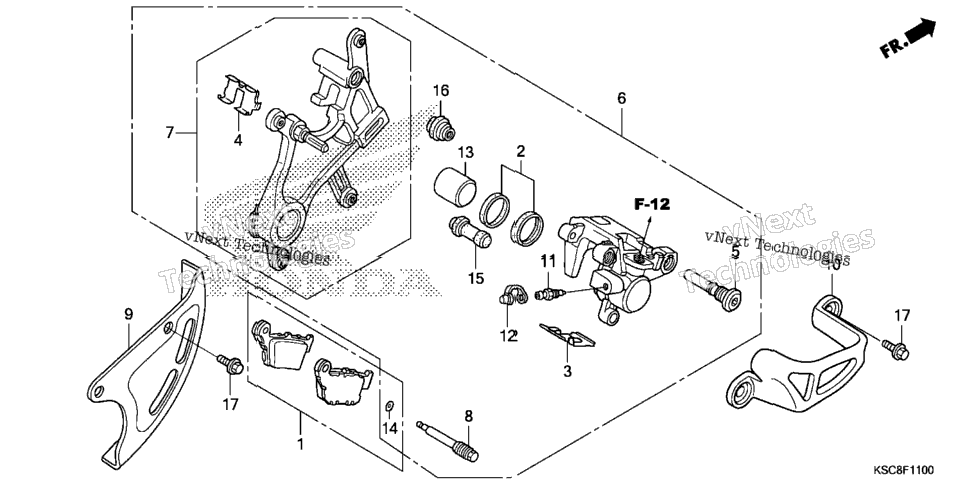 Rear Brake Caliper