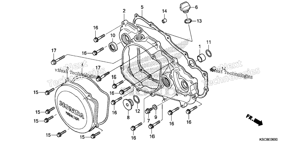 Right Crankcase Cover