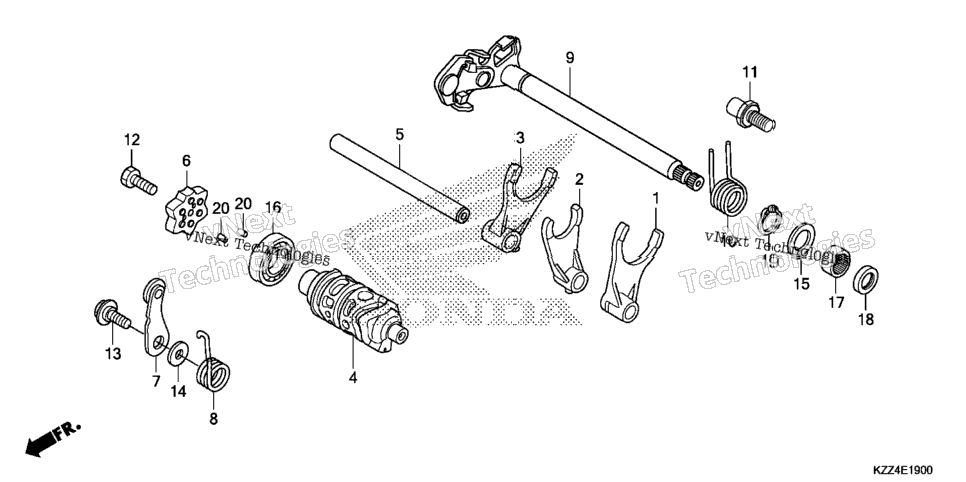 Gearshift Drum