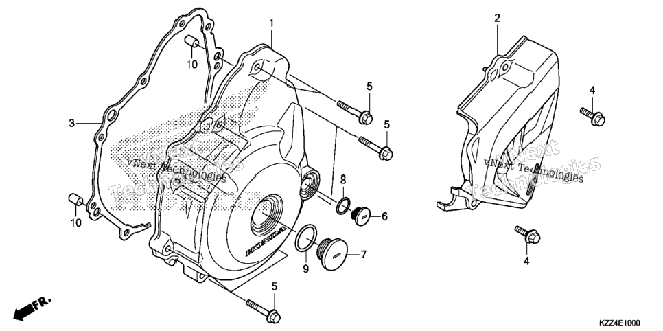 Left Crankcase Cover