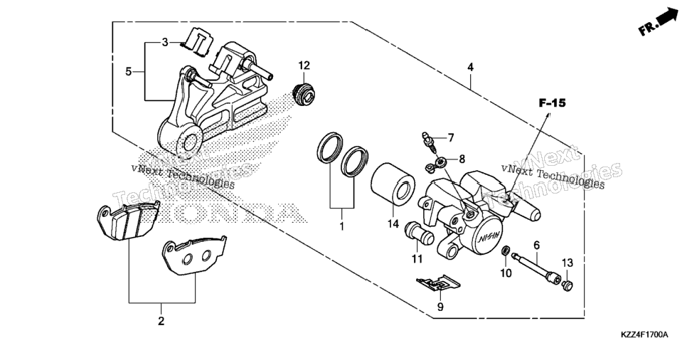 Rear Brake Caliper