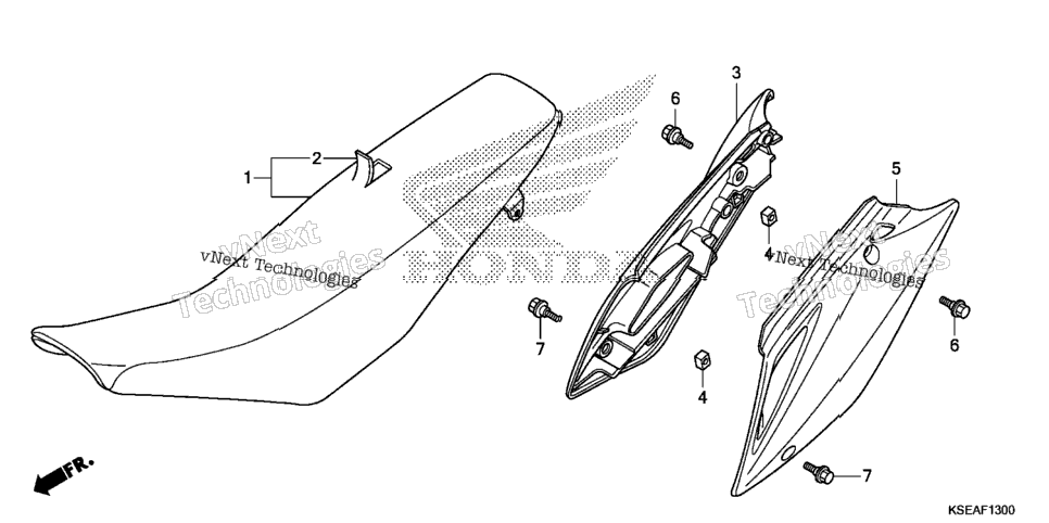 Seat + Side Cover