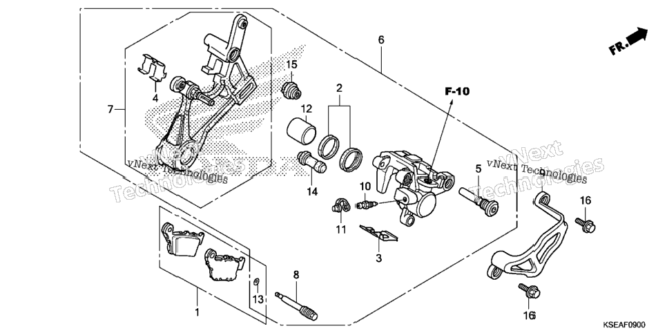 Rear Brake Caliper