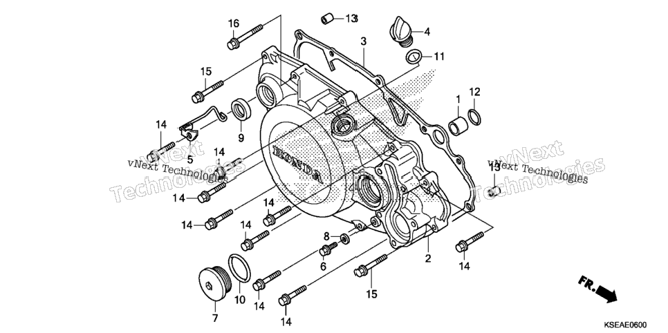 Right Crankcase Cover