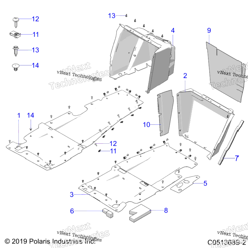 Body, Floor Asm. All Options