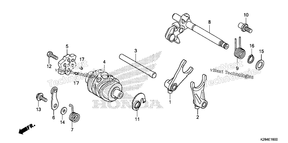 Gearshift Drum