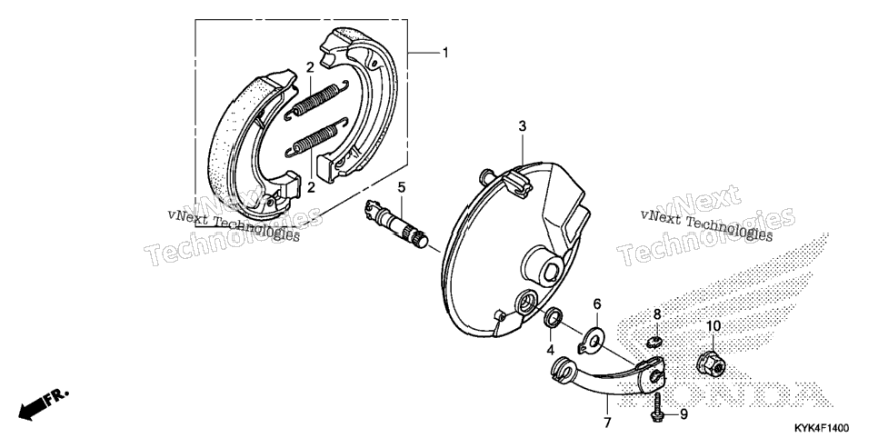 Front Brake Panel