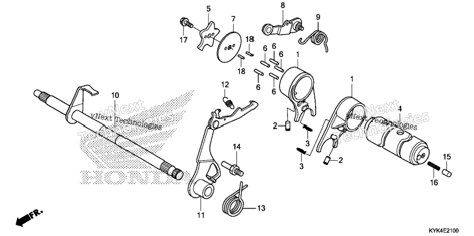 Gearshift Drum