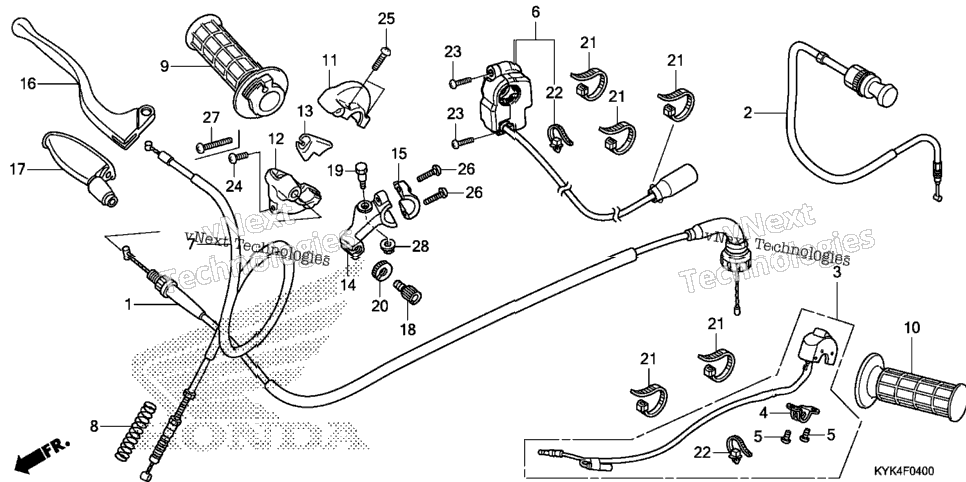 Handle Lever@Switch@Cable (1)