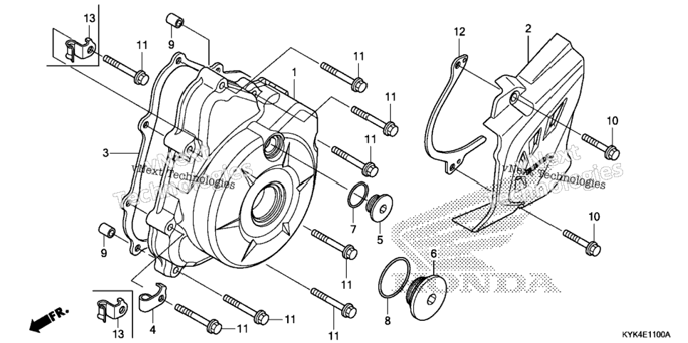 Left Crankcase Cover