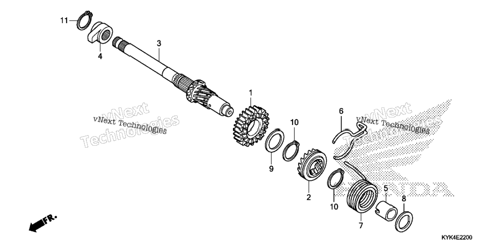 Kick Starter Spindle