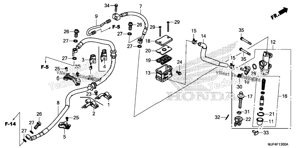 Rear Brake Master Cylinder