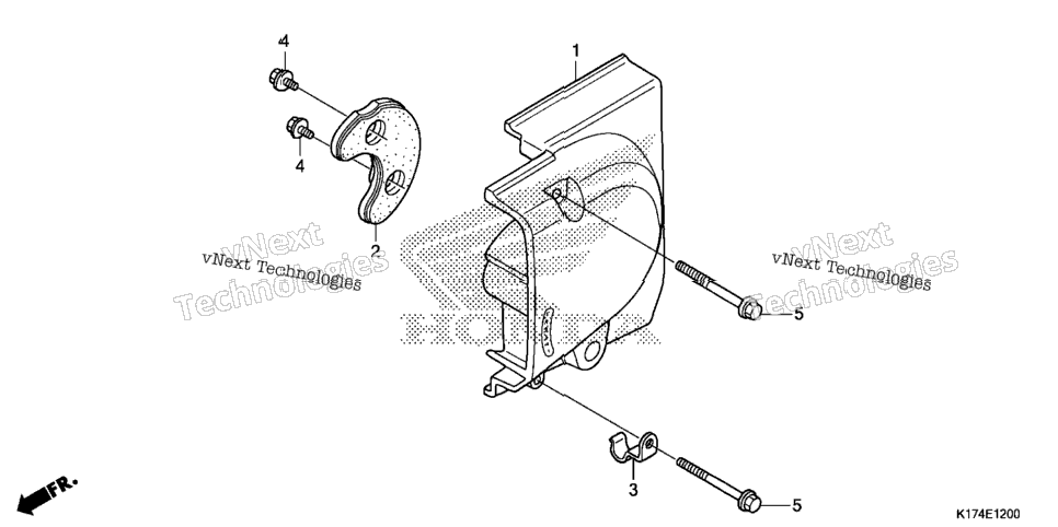 Left Rear Crankcase Cover