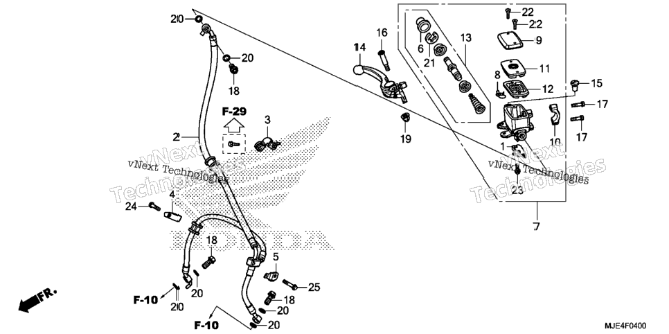 Front Brake Master Cylinder (1)