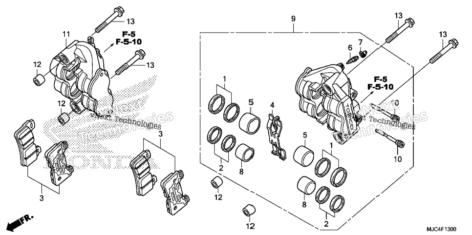 Front Brake Caliper