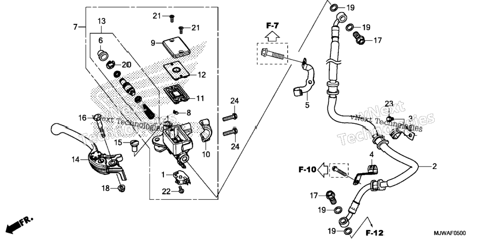 Front Brake Master Cylinder (1)