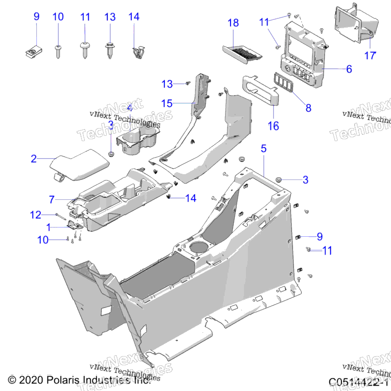 Body, Center Console