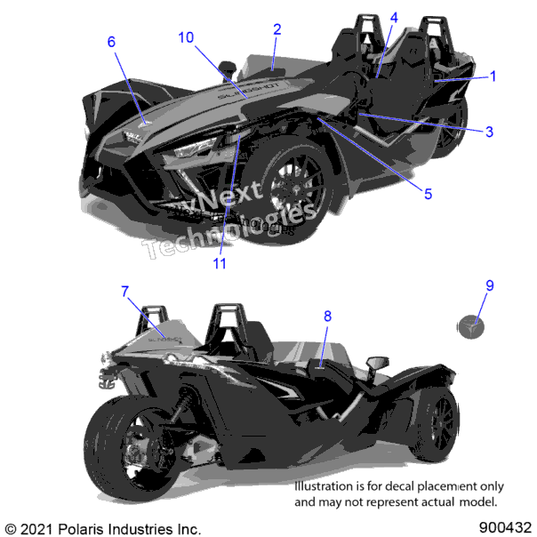 Body, Decals And Badges T22aasgdaa/Ba/Shdaa/Ba/Tgdaa/Ab/Ba/Bb/Thdaa/Ab/Ba/Bb (900392)