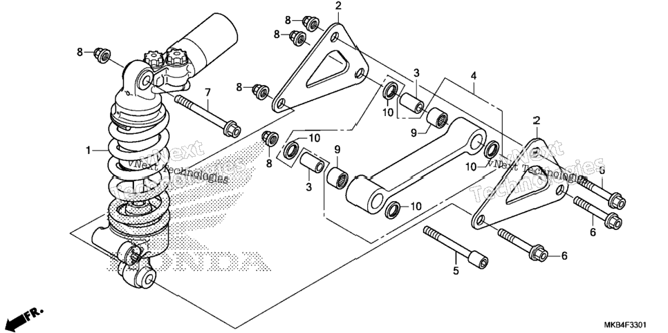 Rear Shock Absorber (2)