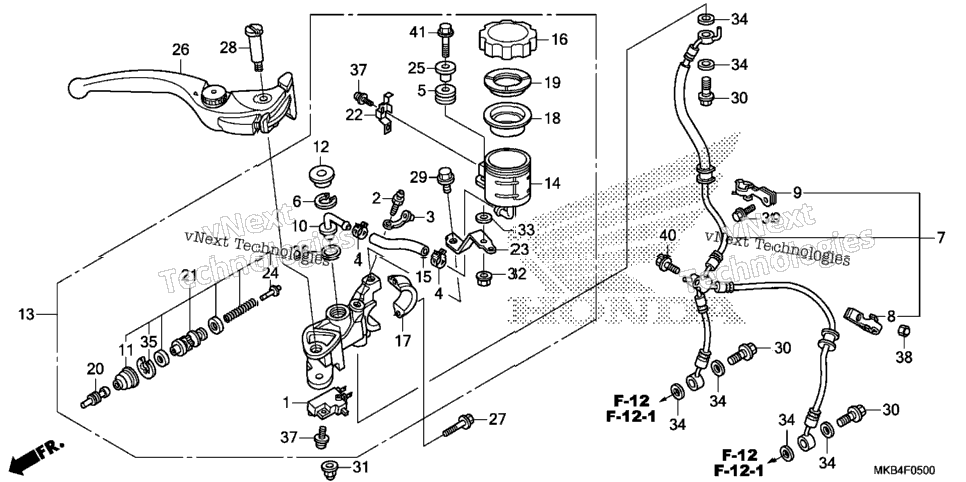 Front Brake Master Cylinder (1)