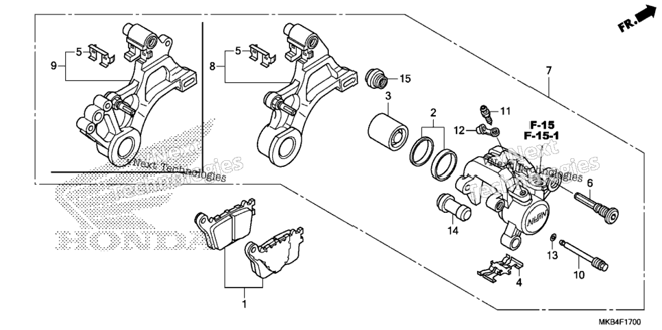Rear Brake Caliper