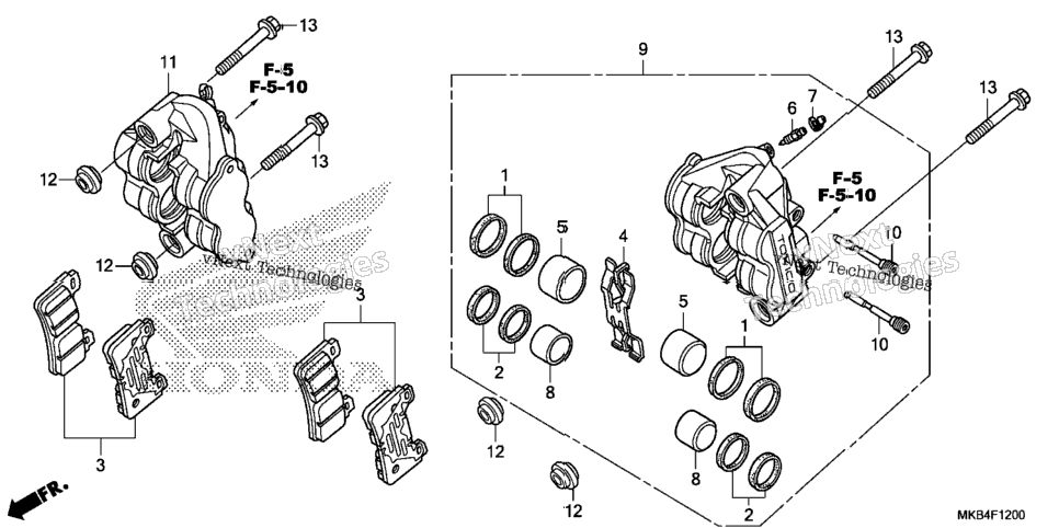Front Brake Caliper (1)