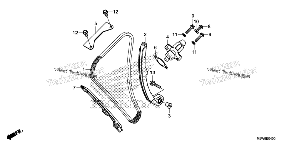 Cam Chain@Tensioner